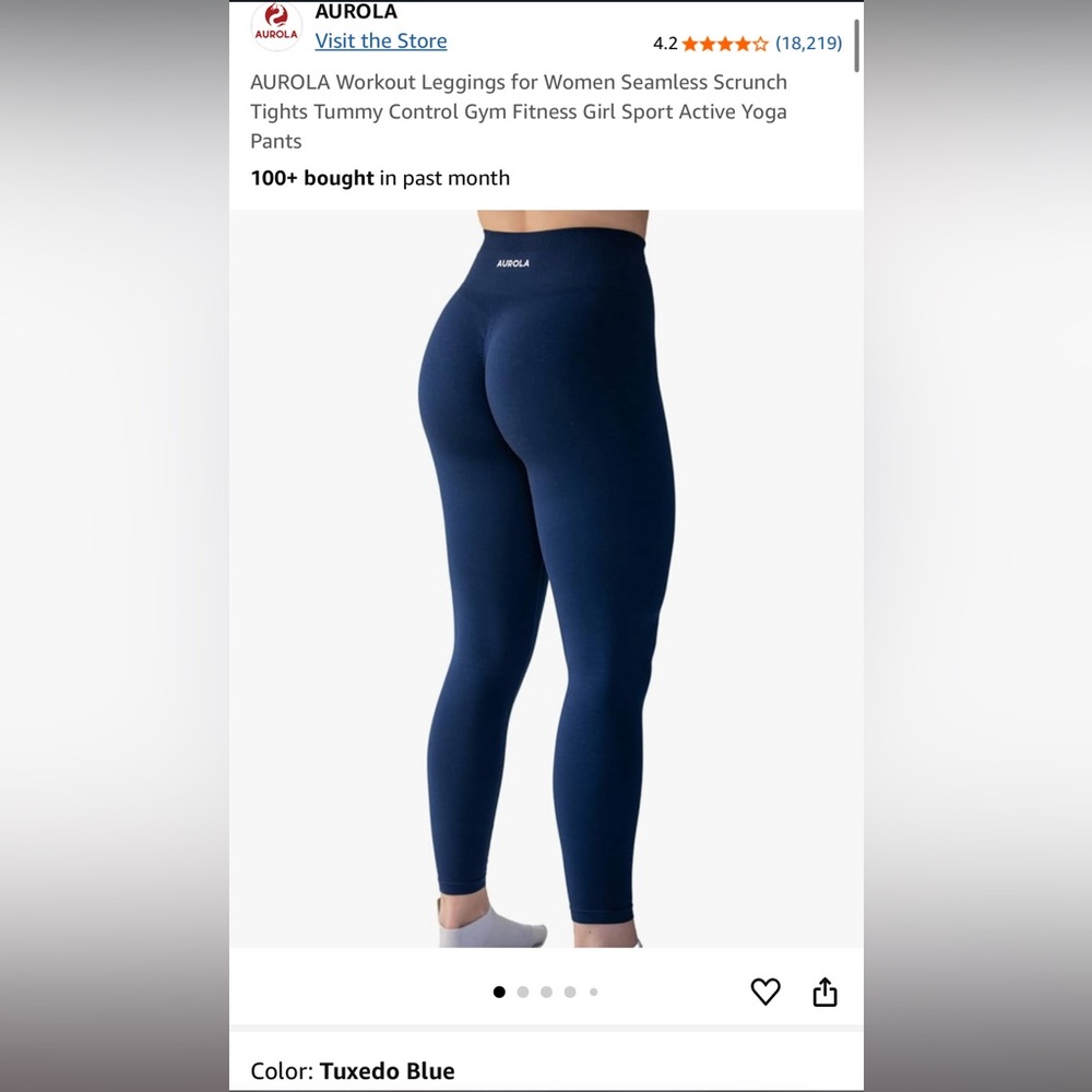 Navy Blue Leggings
